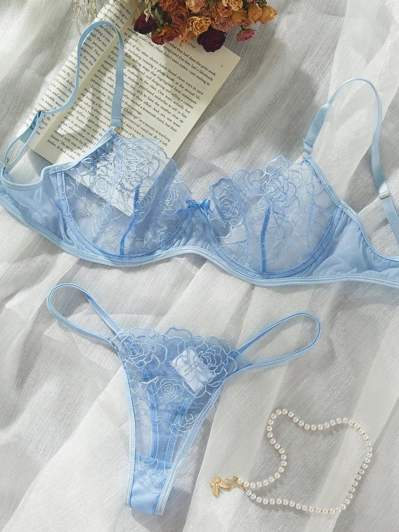 Light Blue Lingerie